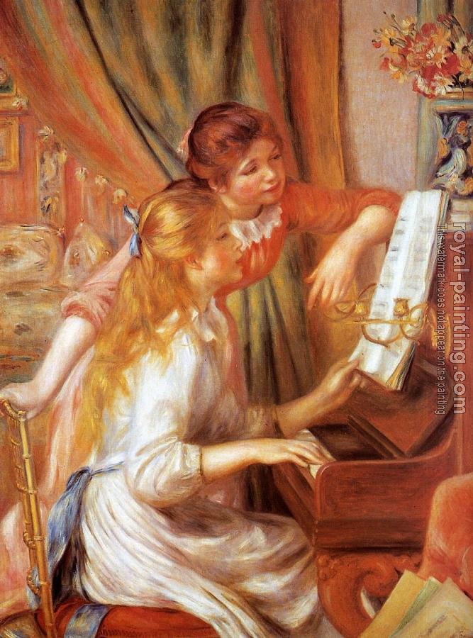 Pierre Auguste Renoir : Girls at the Piano III
